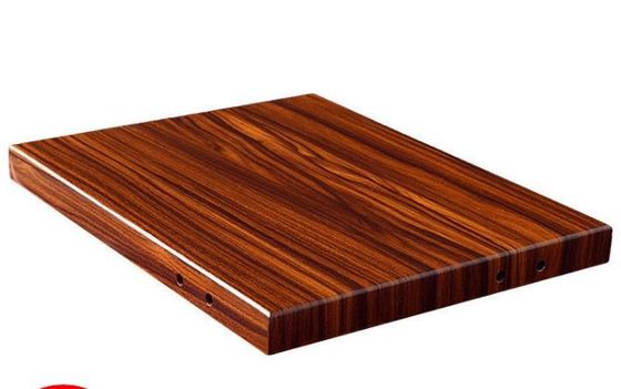 Veneer de aluminio de mármol de grano de madera personalizado para arquitectura personalizada