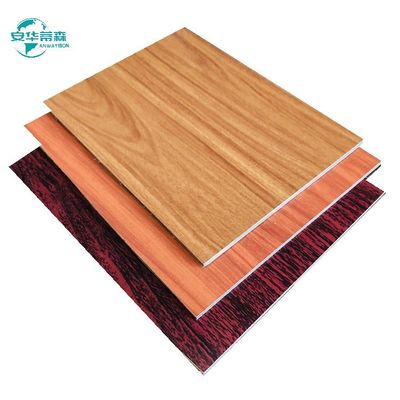 2 mm 3 mm Acp hoja de madera acabado de pared exterior revestimiento resistente a las intemperie