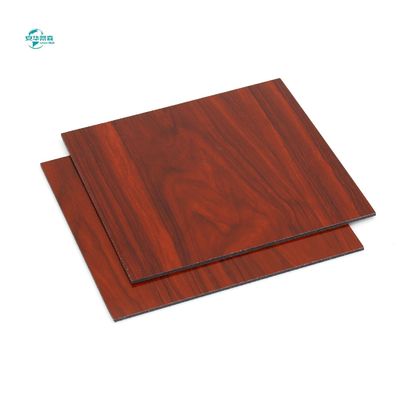 1220 mm de ancho paneles de sándwich amplia gama de colores de grano de madera