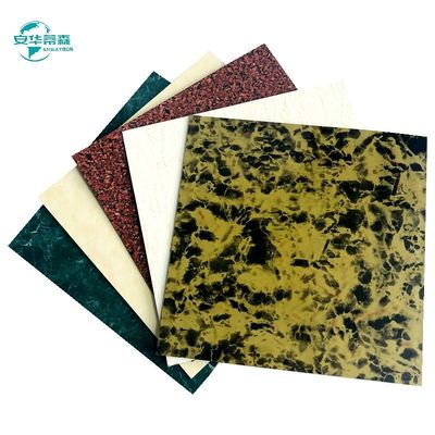 Revestimiento en PE de mármol ACP 2 mm 3 mm paneles compuestos de aluminio para diversos patrones de mármol