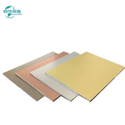 Revestimiento exterior impermeable a fuego ACP de 5 mm B1 cepillado para revestimiento de paredes exteriores