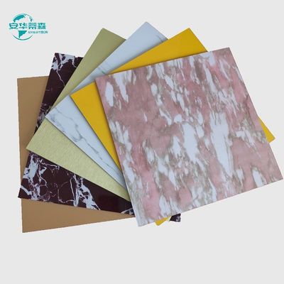 1220 mm Marmol ACP Tablas de construcción de superficie mate Tablas de hoja ACP